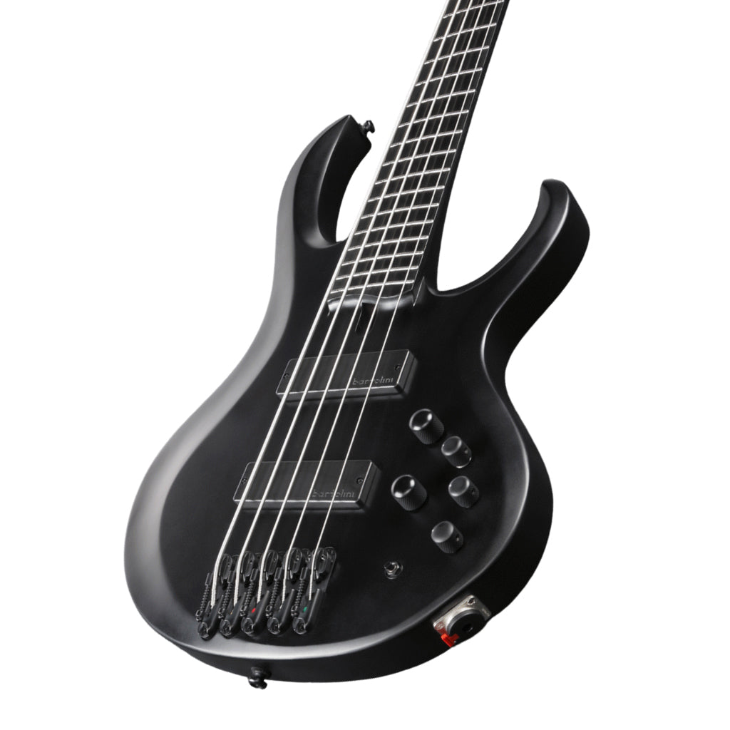 Ibanez BTB625EX 5 String Electric Bass Black Flat