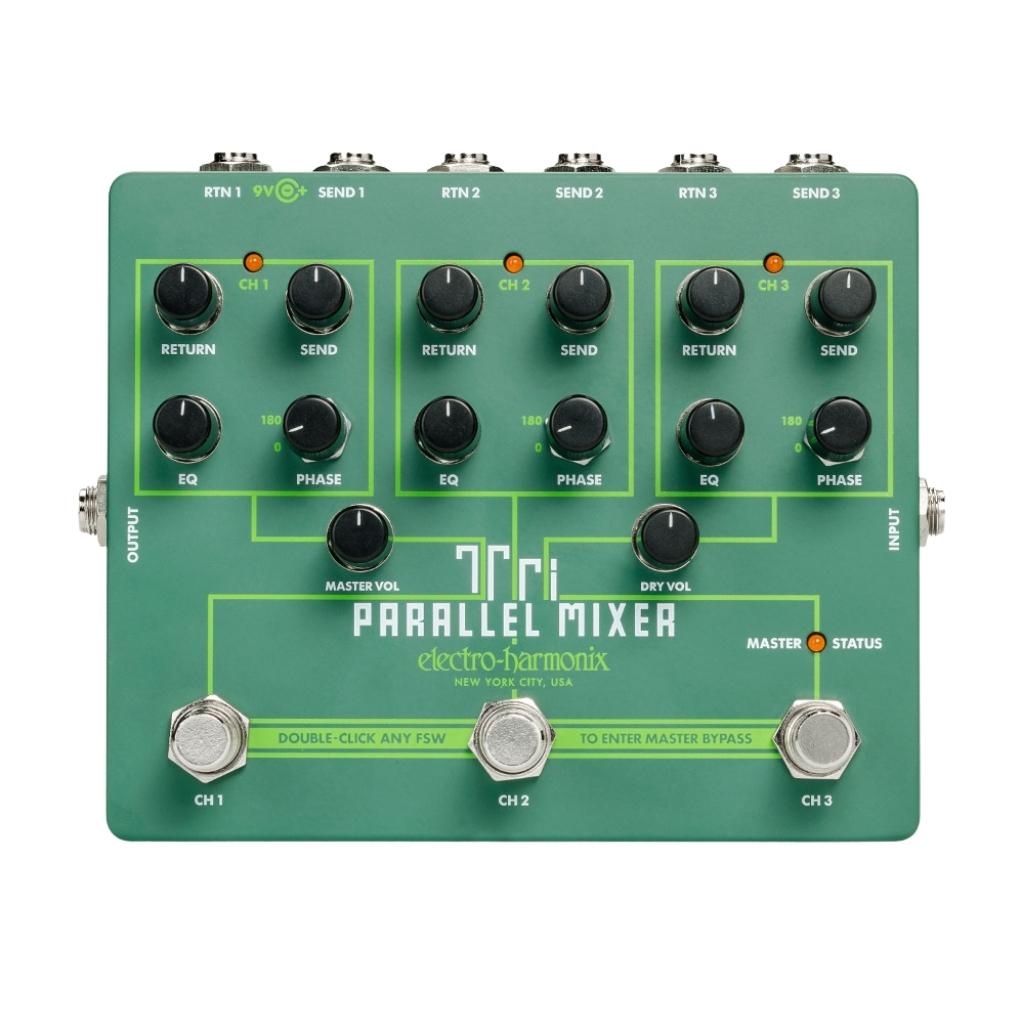 Electro Harmonix Tri Parallel Mixer Effects Loop Mixer Switcher