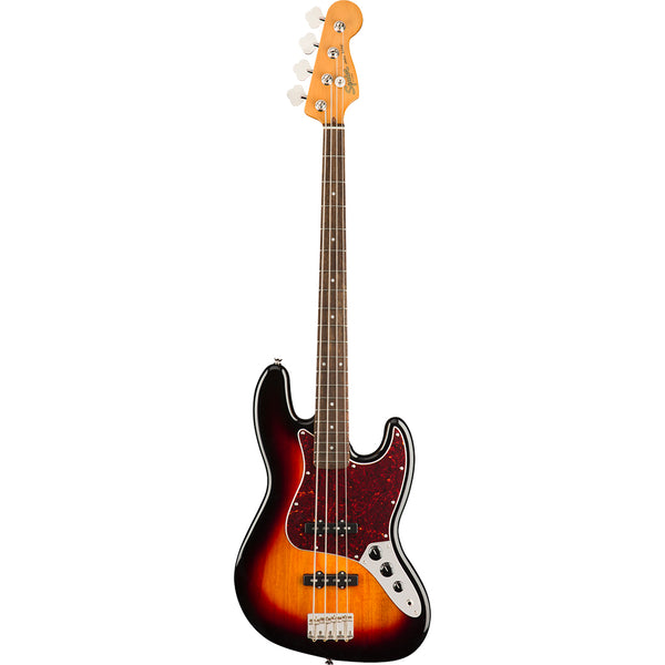 Squier Classic Vibe 60's Jazz Bass - 3 Tone Sunburst - Laurel