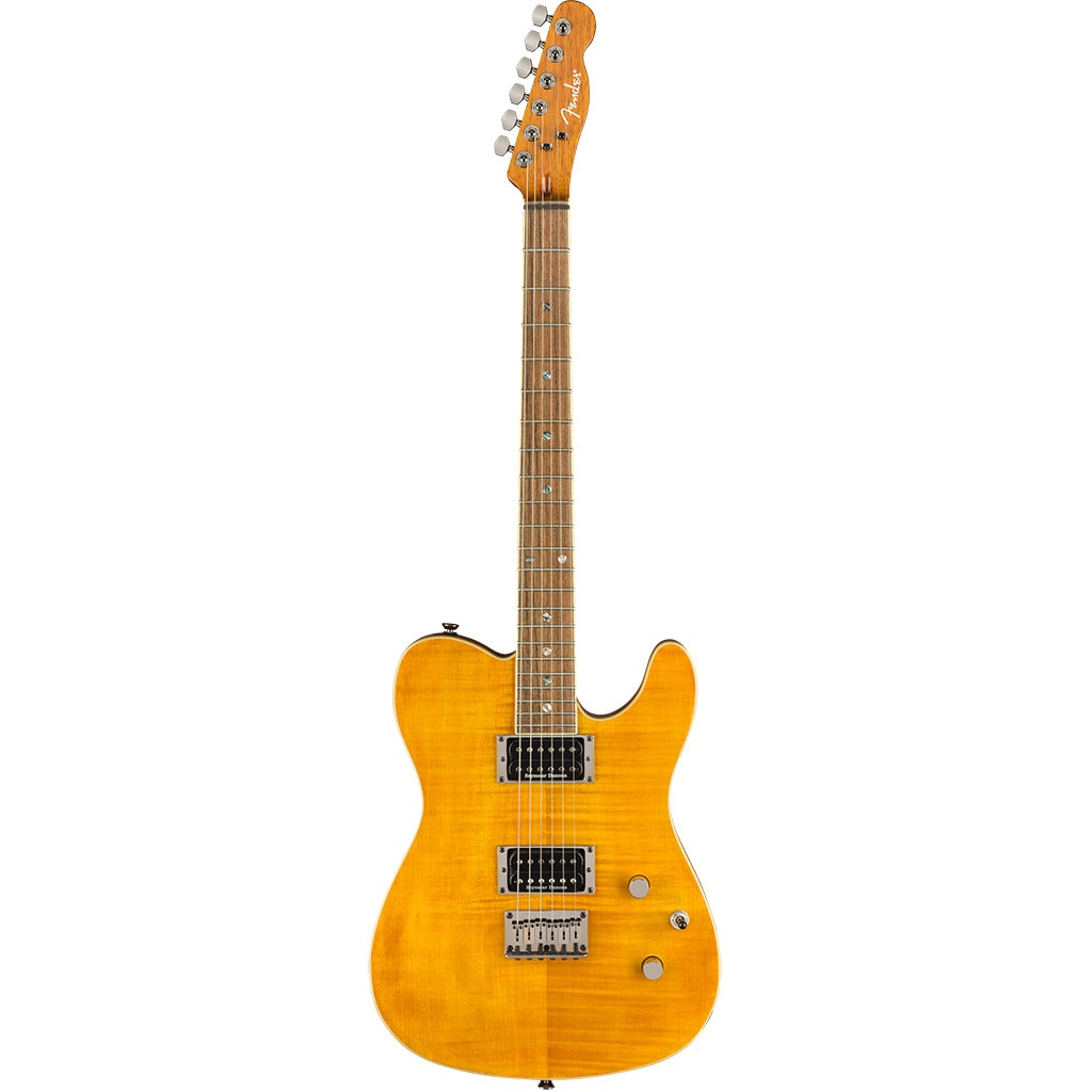 Fender Custom Telecaster HH - Flame Maple Amber - Laurel - Full Body
