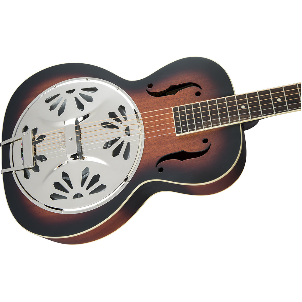 Gretsch - G9220 Bobtail™ Round-Neck A.E., Mahogany Body Spider Cone Resonator Guitar, Fishman® Nashville Resonator Pickup, 2-Color Sunburst