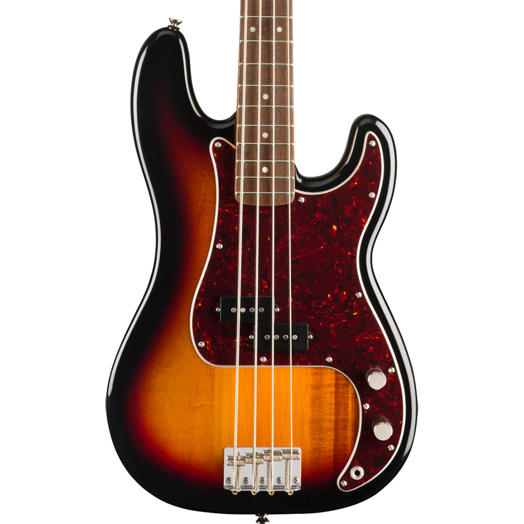 Fender Squier Classic Vibe 60's Precision Bass - 3 Tone Sunburst - Laurel