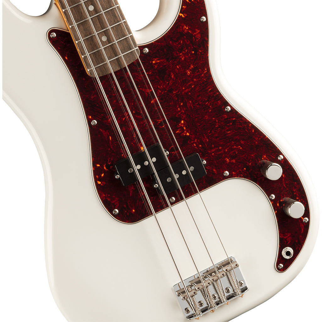 Squier Classic Vibe 60s Precision Bass - Olympic White - Laurel Fretboard