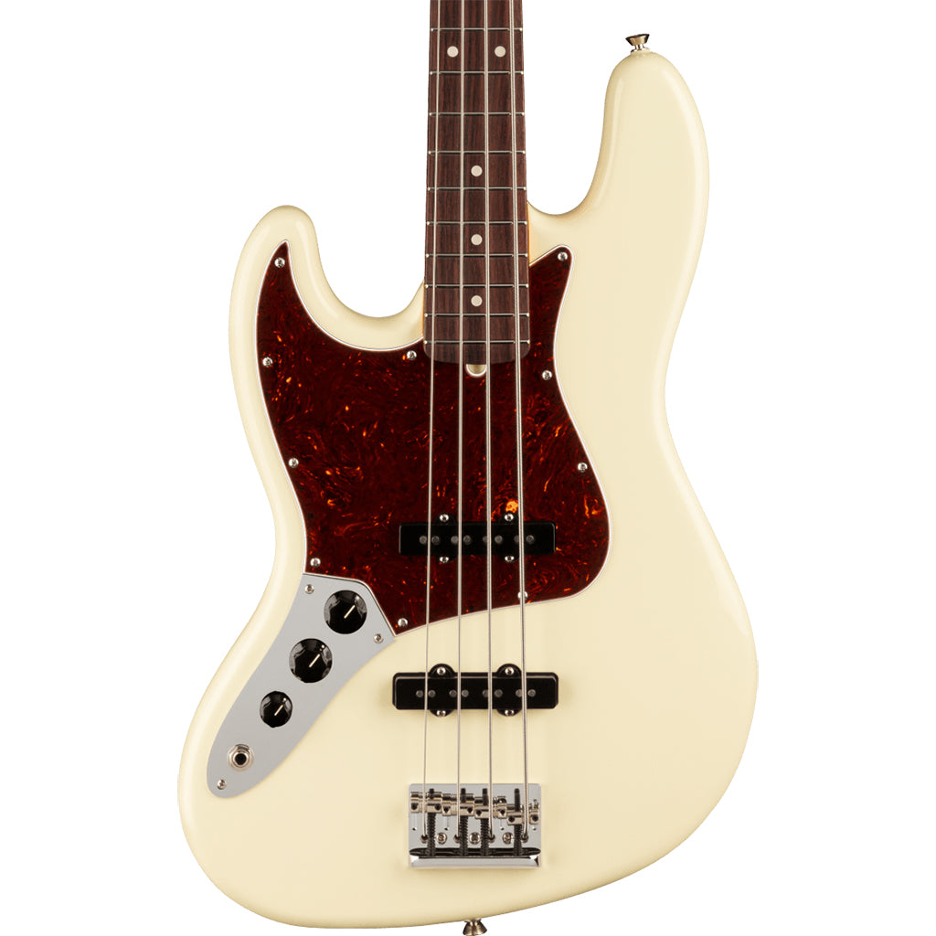 Fender - American Professional II Jazz Bass® Left-Hand - Rosewood Fingerboard - Olympic White