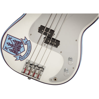 Fender Steve Harris Signature Precision Bass - Olympic White - Maple Neck-Sky Music
