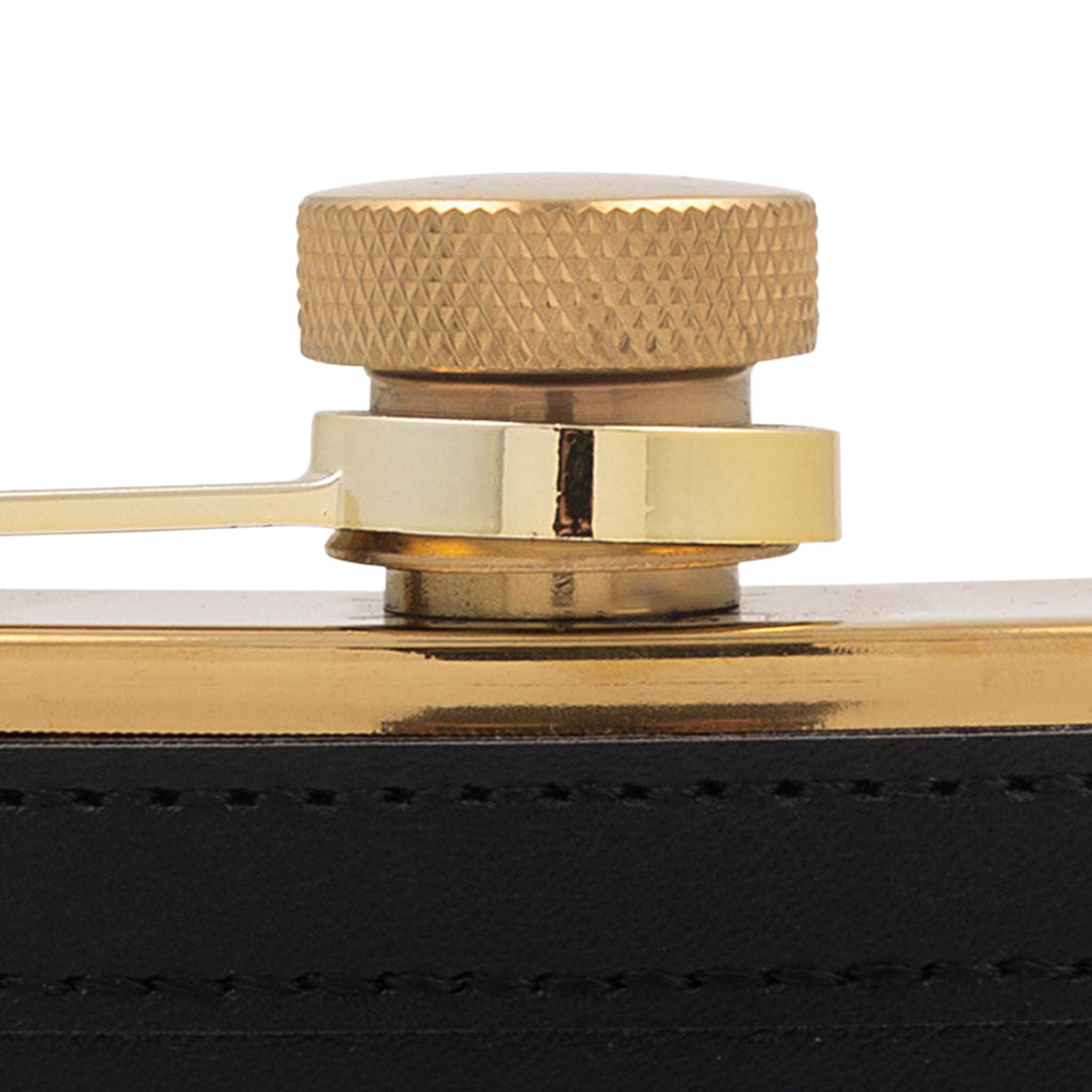 Marshall Hip Flask Black Gold