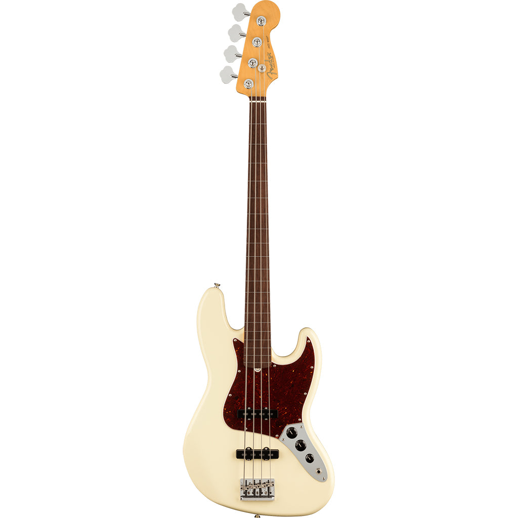 Fender - American Professional II Jazz Bass® Fretless - Rosewood Fingerboard - Olympic White