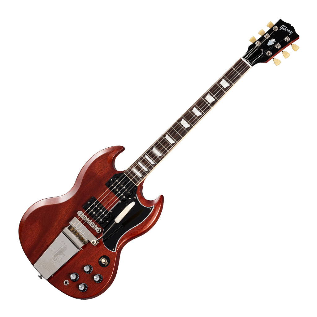 Gibson SG Standard Faded 61 Maestro Vibrola Vintage Cherry Burst