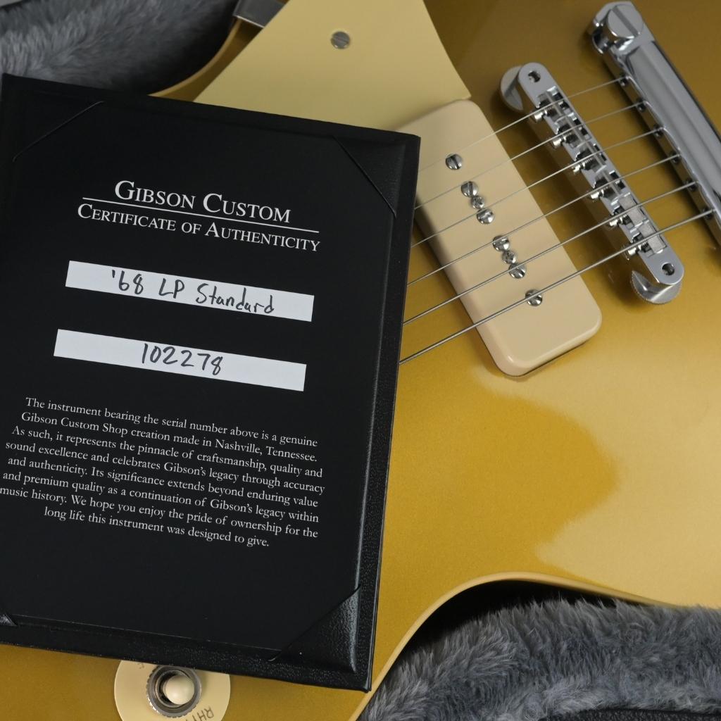 Gibson Custom Shop - 1968 Les Paul Standard Goldtop Re-Issue - Gloss