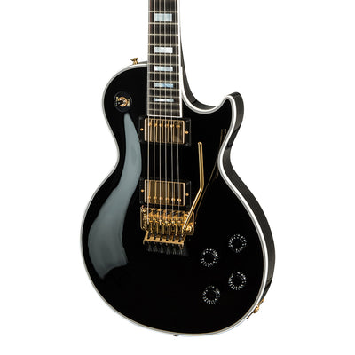 Gibson Les Paul Axcess Custom Ebony Gold Hardware Floyd Rose