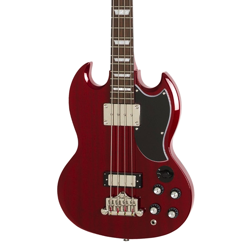 ベース Epiphone SG Bass (EB-3; 2-Pickup) Cherry Epiphone - SG Bass EB3 2-Pickup Electric Bass Guitar - Cherry