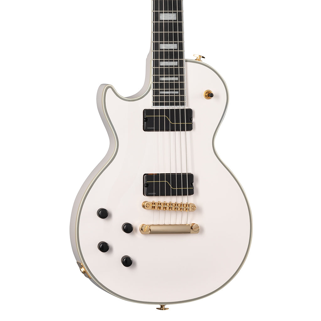 Epiphone Matt Heafy Origins Les Paul Custom 7 String Left Handed Bone White