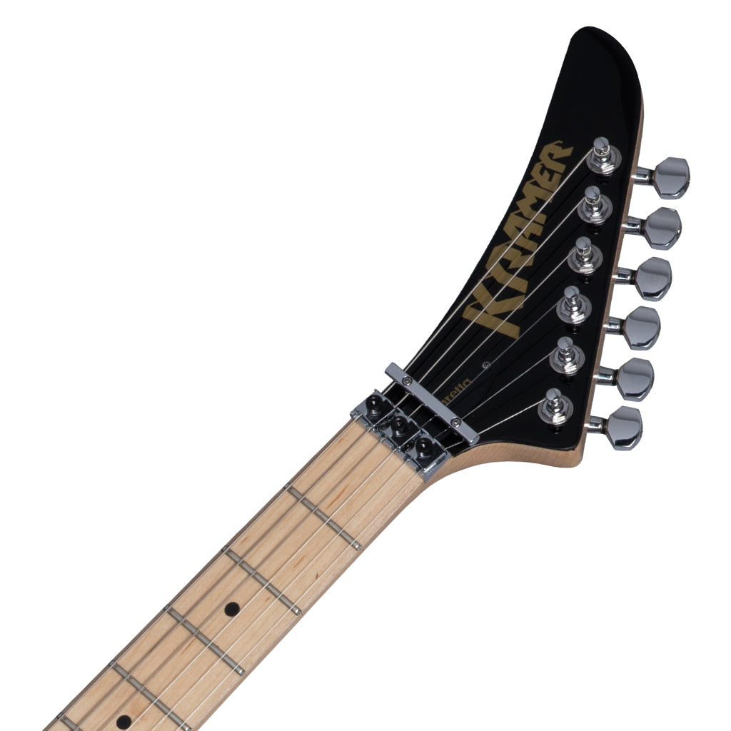 Kramer Reverse Clock Kramer - Baretta Reverse Headstock Electric Guitar with Soft Case - Wh