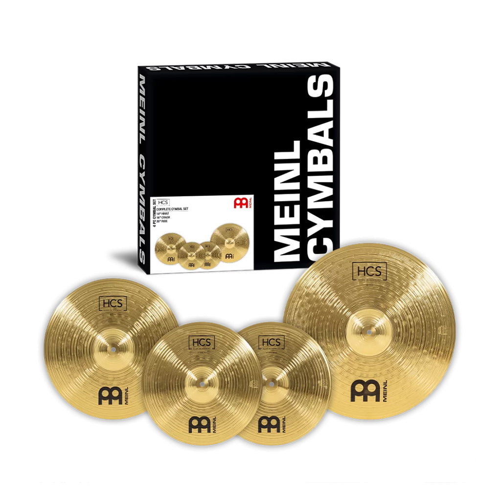 Meinl - HCS Cymbal Pack - 14&quot; Hi-hats, 16&quot; Crash, 20&quot; Ride