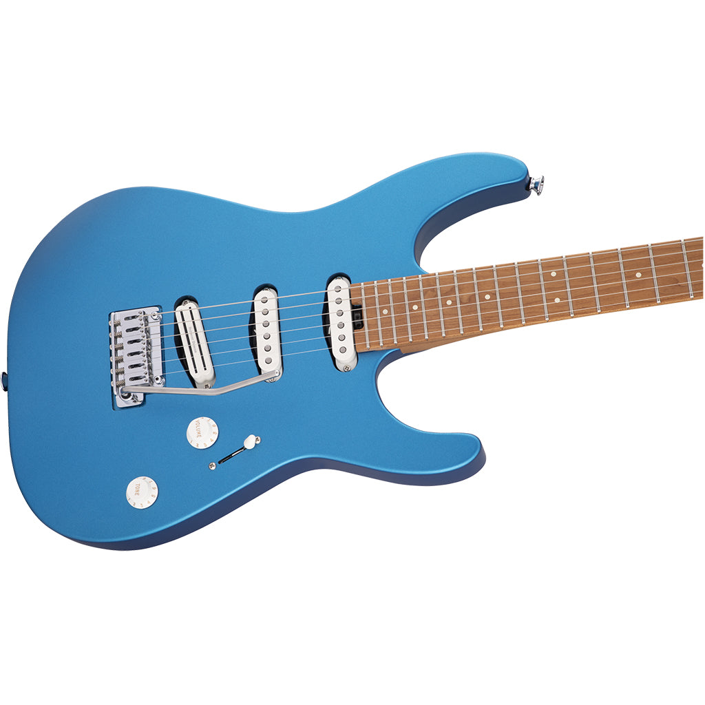Charvel - Pro-Mod DK22 SSS 2PT CM - Electric Blue - Caramelized Maple Fingerboard