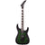 Jackson Guitar - Js Series Dinky Arch Top JS32Q - Transparent Green Burst - Amaranth Fingerboard