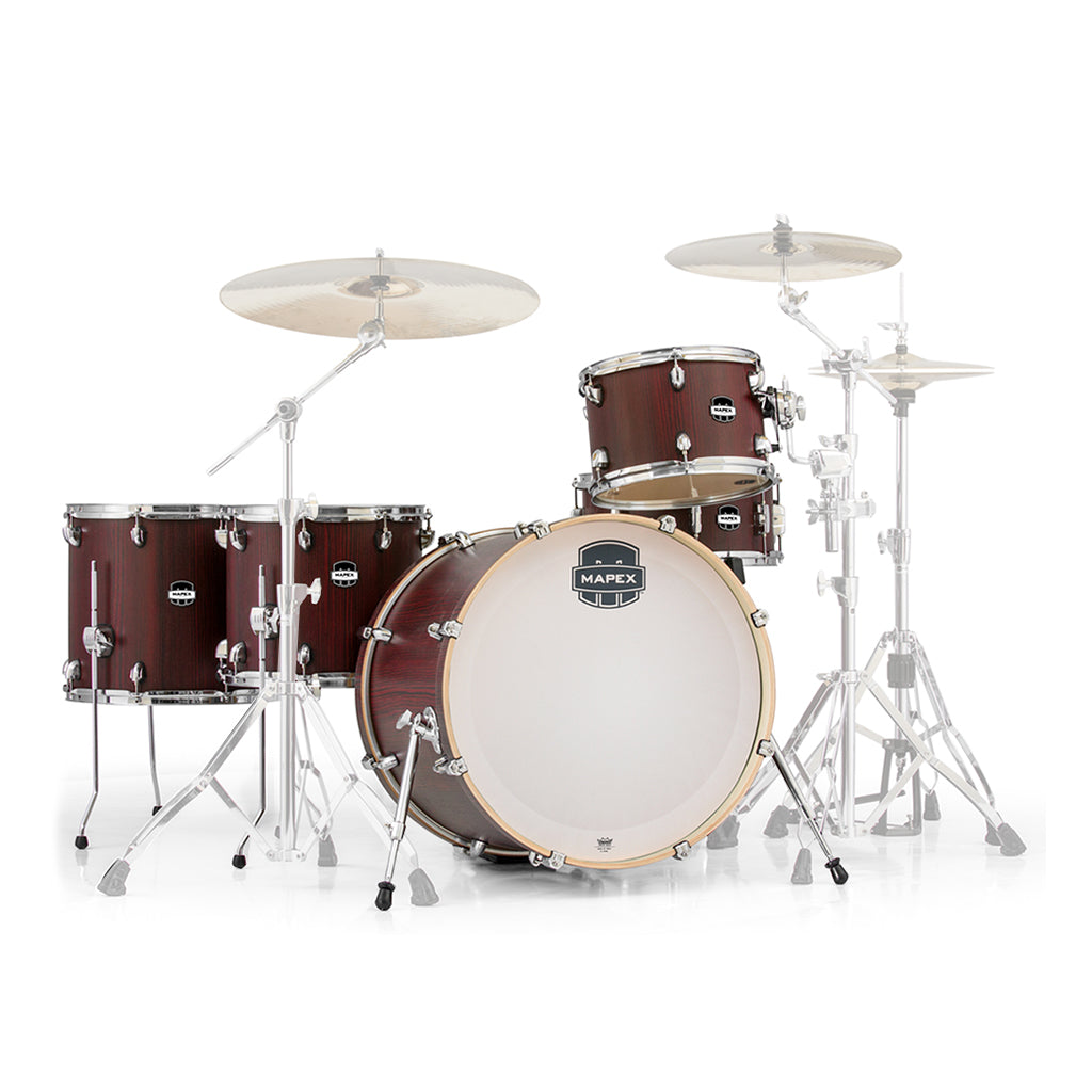 Mapex - Mars 22&quot; 5-Piece Crossover Fast Shell Pack - Bloodwood