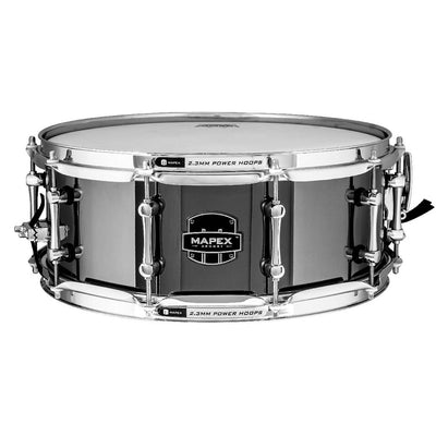 Mapex Armory Steel Tomahawk 14"x5.5" Hammered Steel Snare Drum-Sky Music