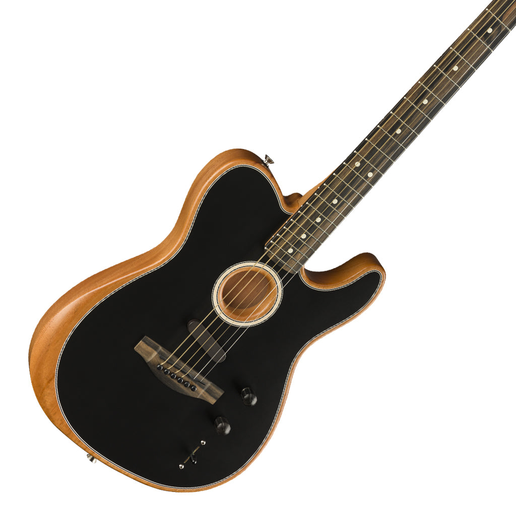 Fender American Acoustasonic Telecaster Ebony Fingerboard Black