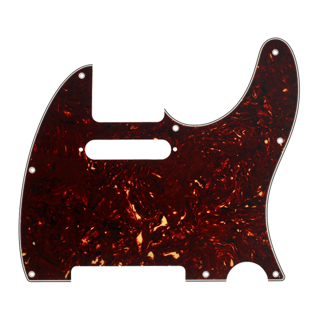 Fender Pickguard Telecaster 8 Hole Mount Tortoise Shell 4 Ply