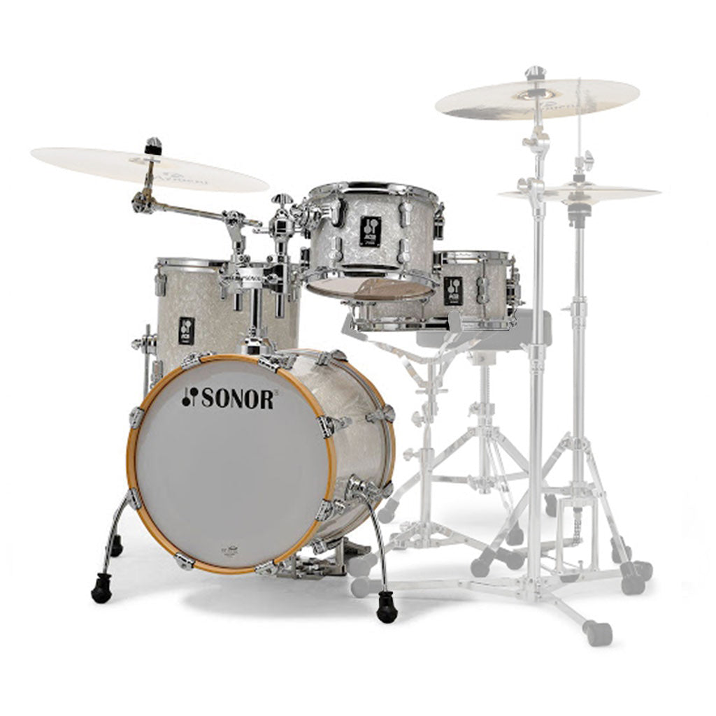 Sonor AQ2 Series Safari 4-Piece Shell Pack - White Pearl-Sky Music