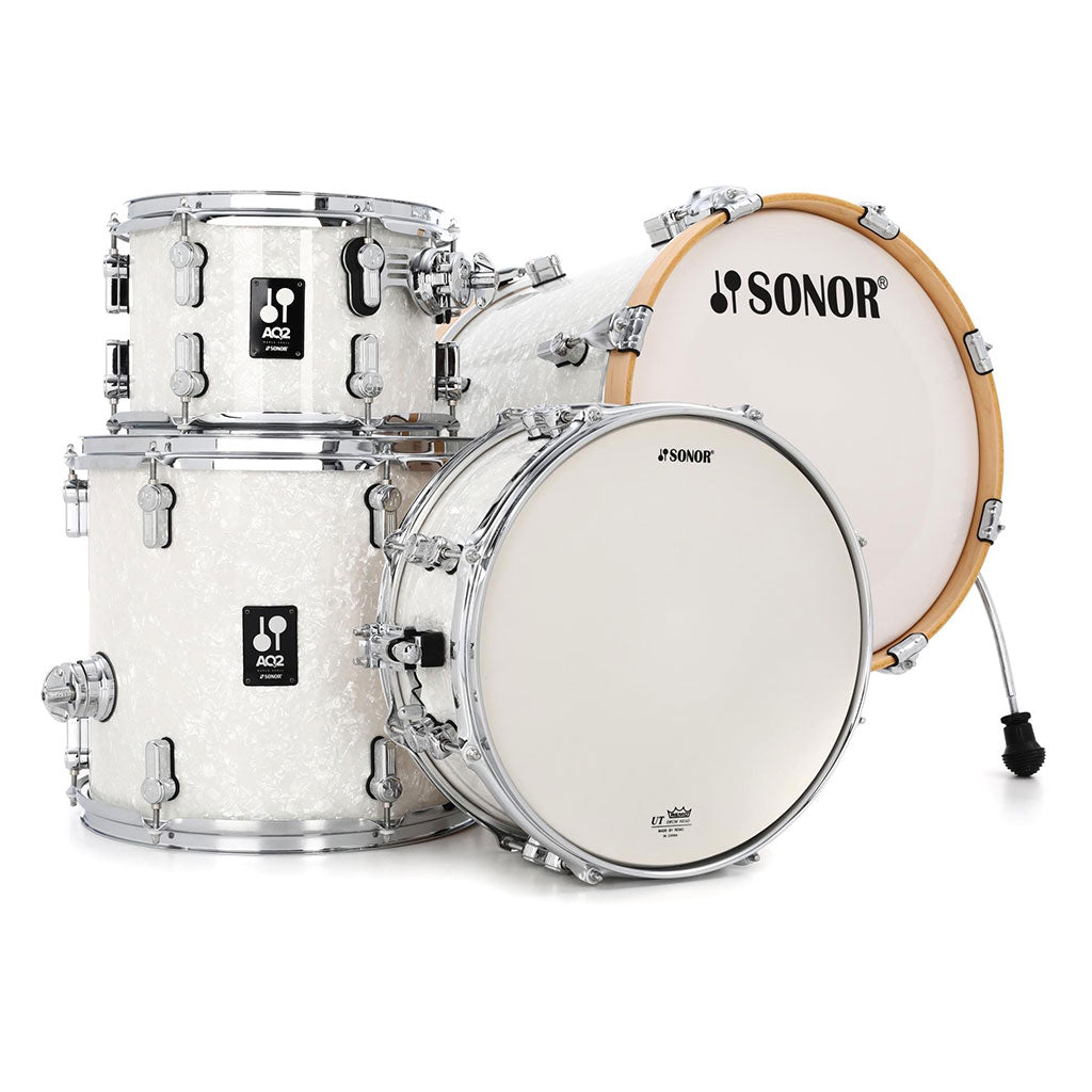 Sonor - AQ2 Series Safari - 4-Piece Shell Pack - White Pearl