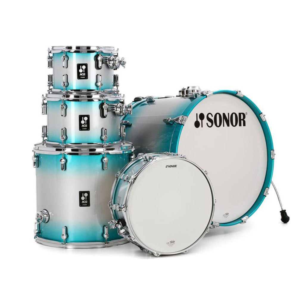 Sonor - AQ2 Series Studio - 5-Piece Shell Pack - Aqua Silver Burst