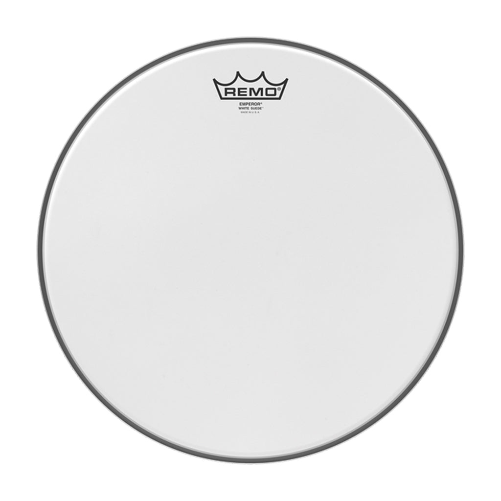 Remo - 14" - Emperor White Suede
