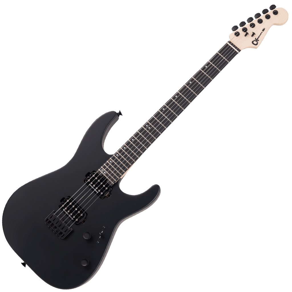 Charvel - Pro-Mod DK24 HH Hard Tail, Ebony Fingerboard - Satin Black - Sky  Music