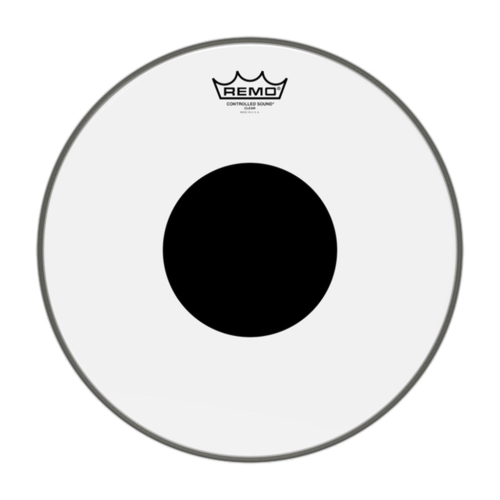 Remo - 16" - Control Sound Clear Black Dot