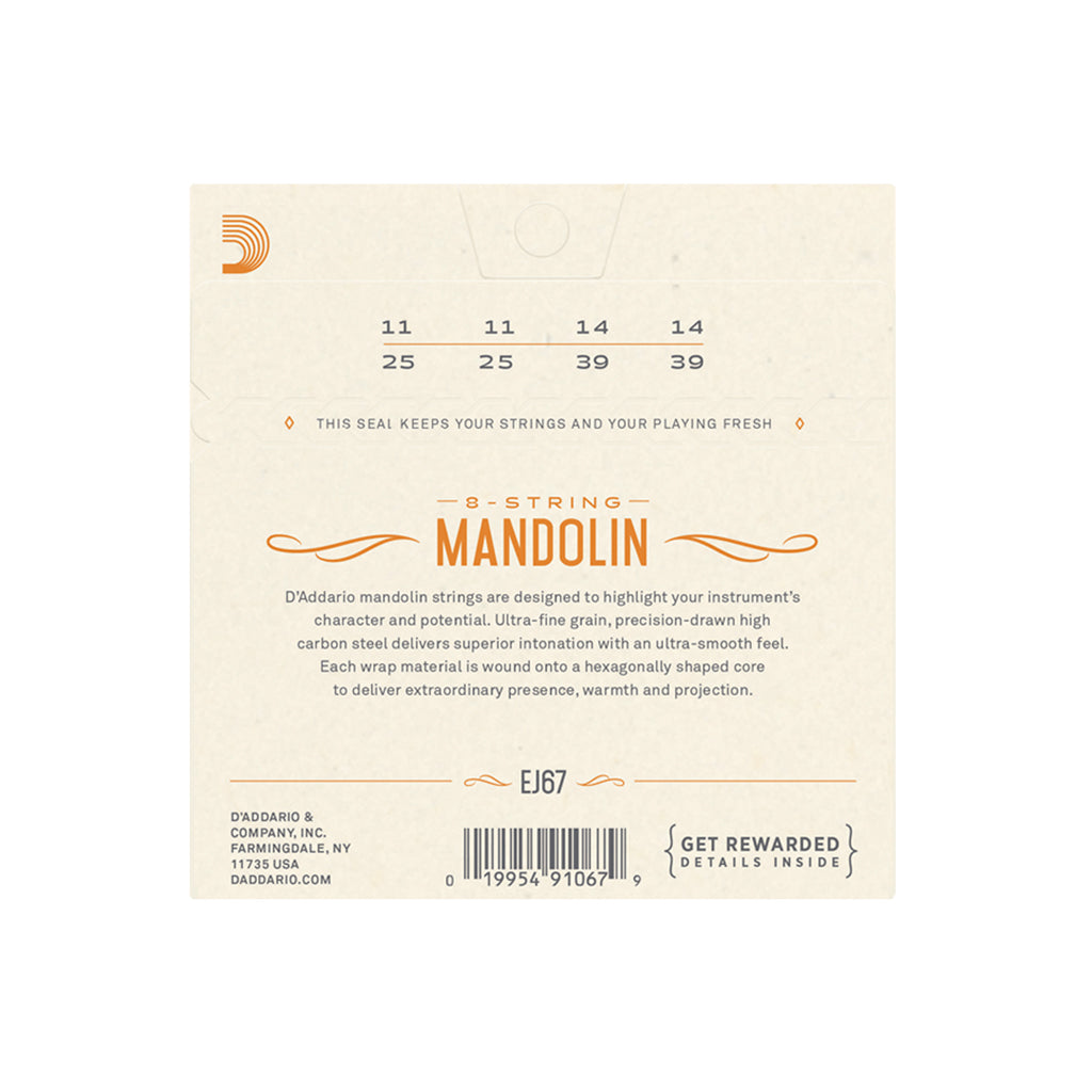 D Addario EJ67 Nick Mandolin Strings
