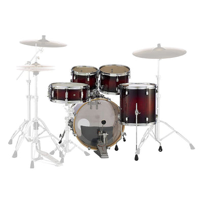 Pearl - Decade Maple - 5-Piece Shell Pack - Gloss Deep Red Burst