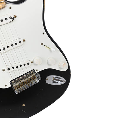 Fender Custom Shop Private Collection HAR Stratocaster - Black - Masterbuilt by Dennis Galuszka - Controls