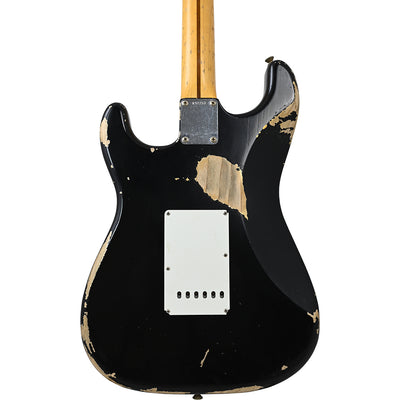Fender Custom Shop Private Collection HAR Stratocaster - Black - Masterbuilt by Dennis Galuszka - Back