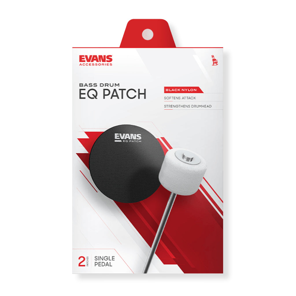 Evans - EQ Black Nylon - Single Patch