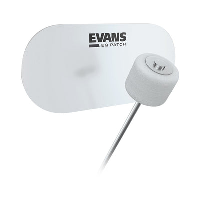 Evans - EQ Clear Plastic - Double Patch