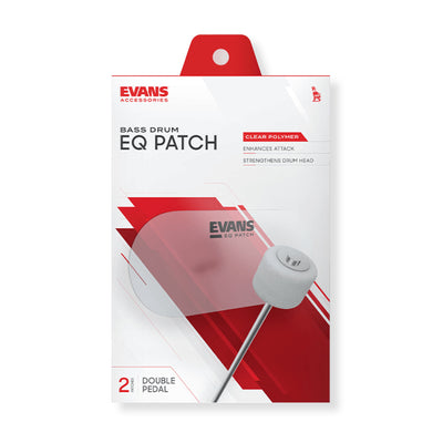 Evans - EQ Clear Plastic - Double Patch