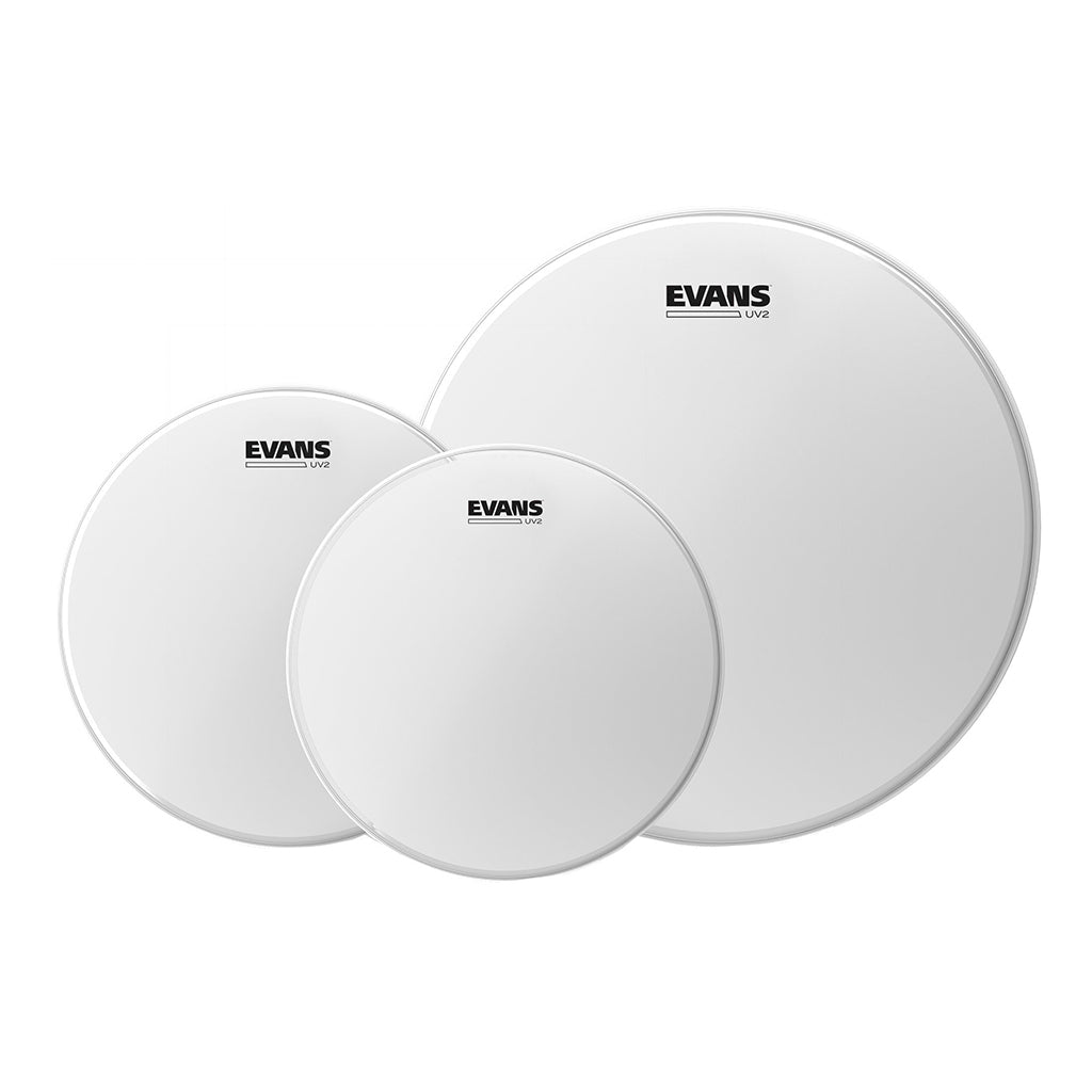 Evans - UV2 Coated Fusion Tom Pack - 10" 12" 14"
