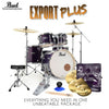 Pearl - Export EXX Fusion Plus - Drum Kit w/Hardware, Purple Nebula