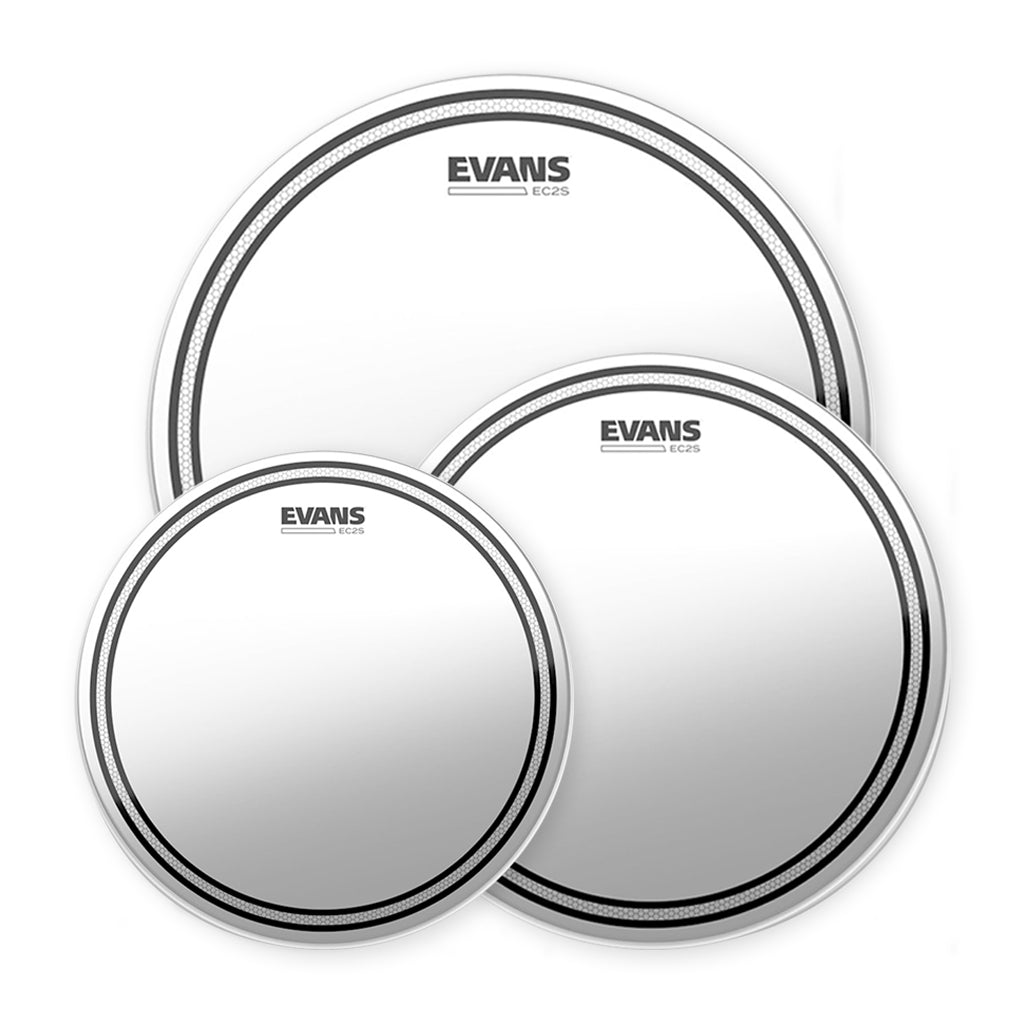 Evans - EC2S Frosted - Standard Tom Pack - 12" 13" 16"