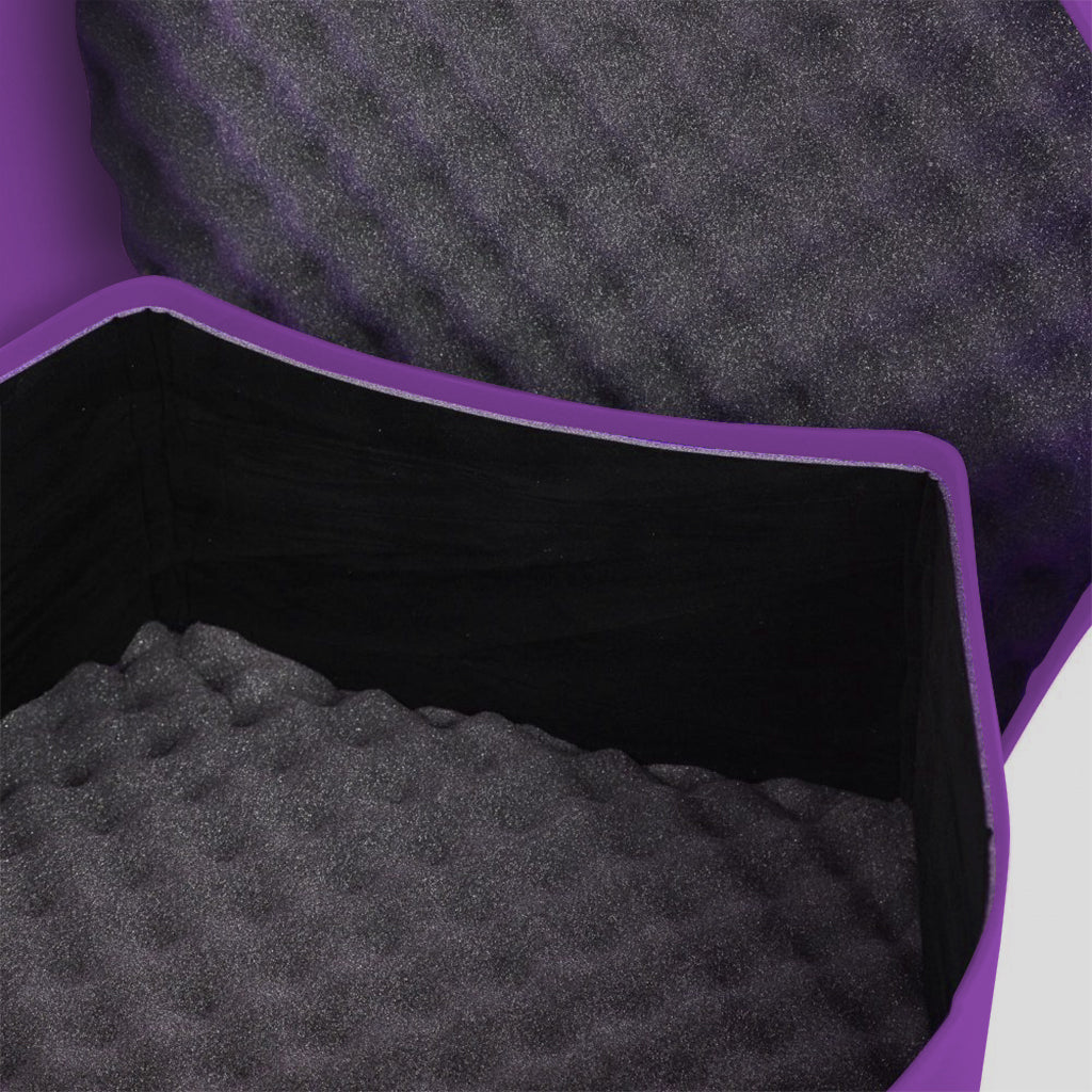 Hardcase Lined Purple 14" Snare Case-Sky Music