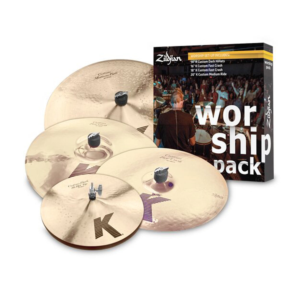 Zildjian - K Custom - Worship Cymbal Pack - 14&quot; 16&quot; 18&quot; 20&quot;