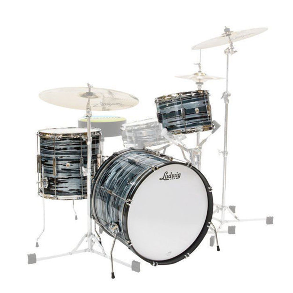 Ludwig - CLUB DATE - 20&quot; Downbeat 3-Piece Shell Pack - Blue Strata