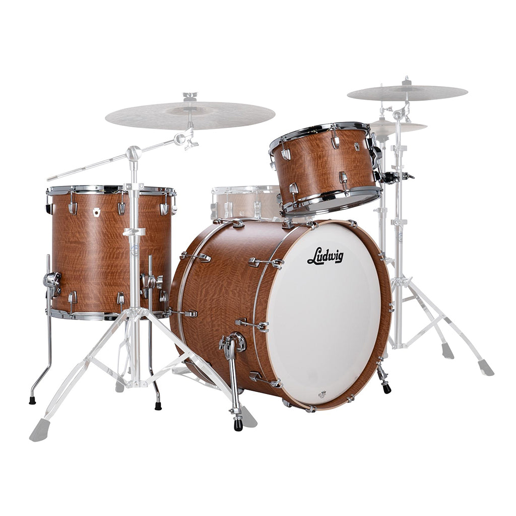 Ludwig - Neusonic 22&quot; - 3 Piece Shell Pack, Satin Wood