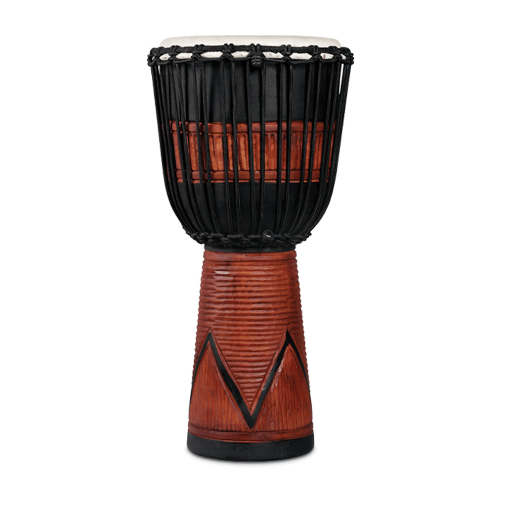 LP - World Beat Wood Art - Large Djembe Black