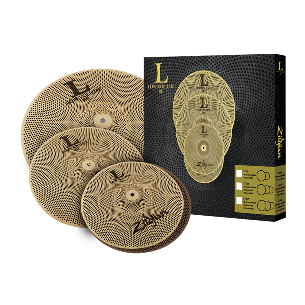 Zildjian - L80 - Low Volume Cymbal Pack - 13" 14" 18"