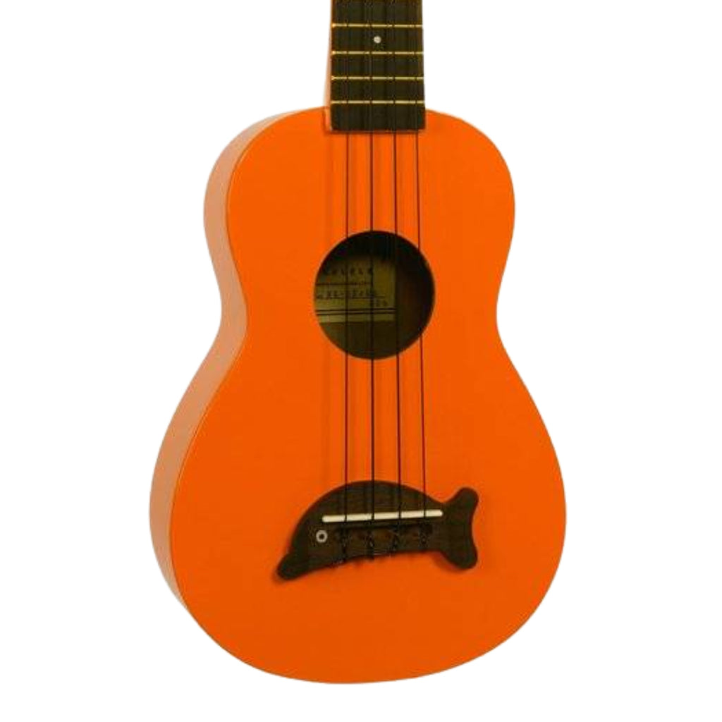 Makala Soprano Ukulele Dolphin Bridge Orange