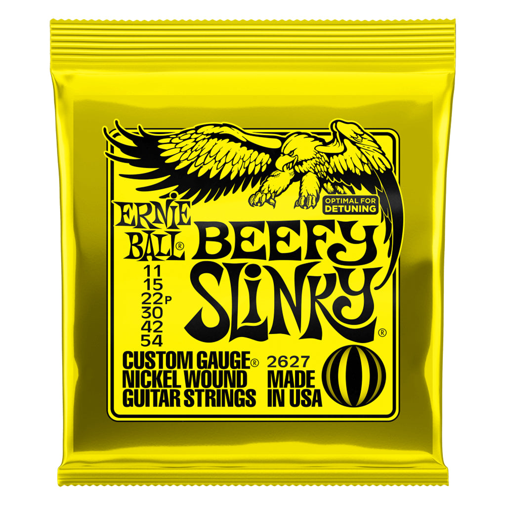 Ernie Ball E2627 Beefy Slinky 11 54 Electric Guitar Strings Guitar Strings P02627