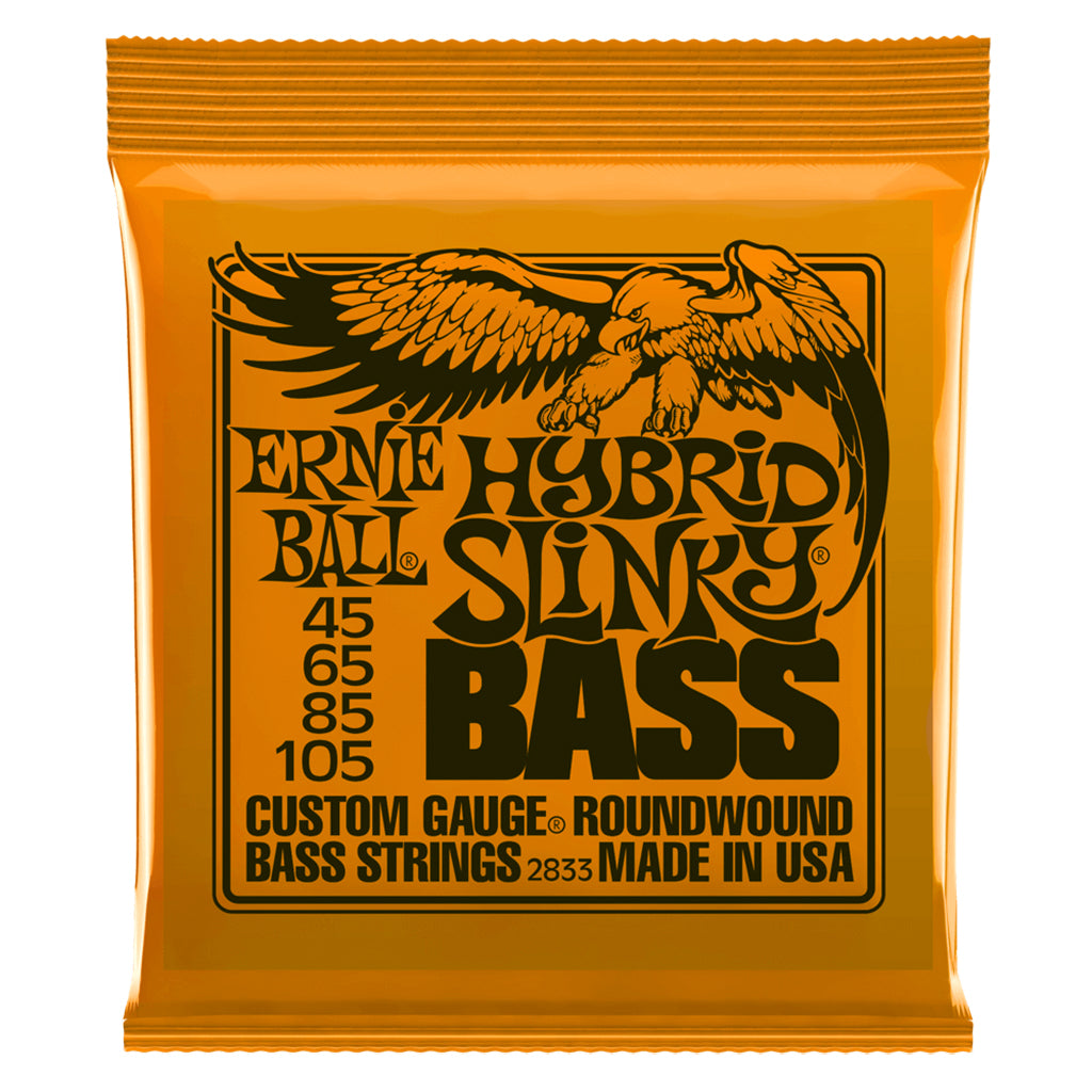 Ernie Ball E2833 Hybrid Slinky Bass 45 105 Bass Guitar Strings Bass Strings P02833