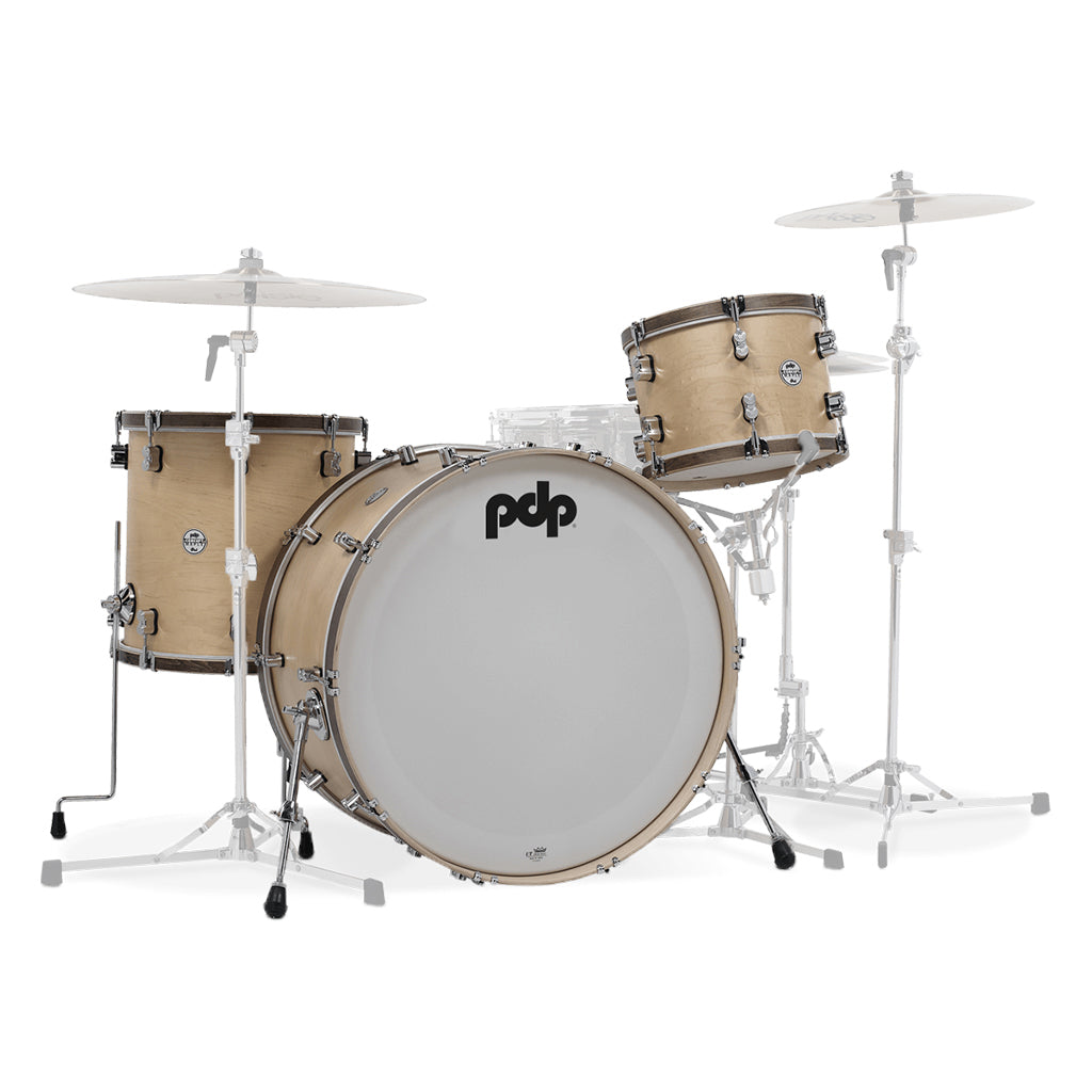 PDP Concept Maple Classic Shell Pack - 26&quot; 16&quot; 13&quot; - Natural Finish With Wood Hoops